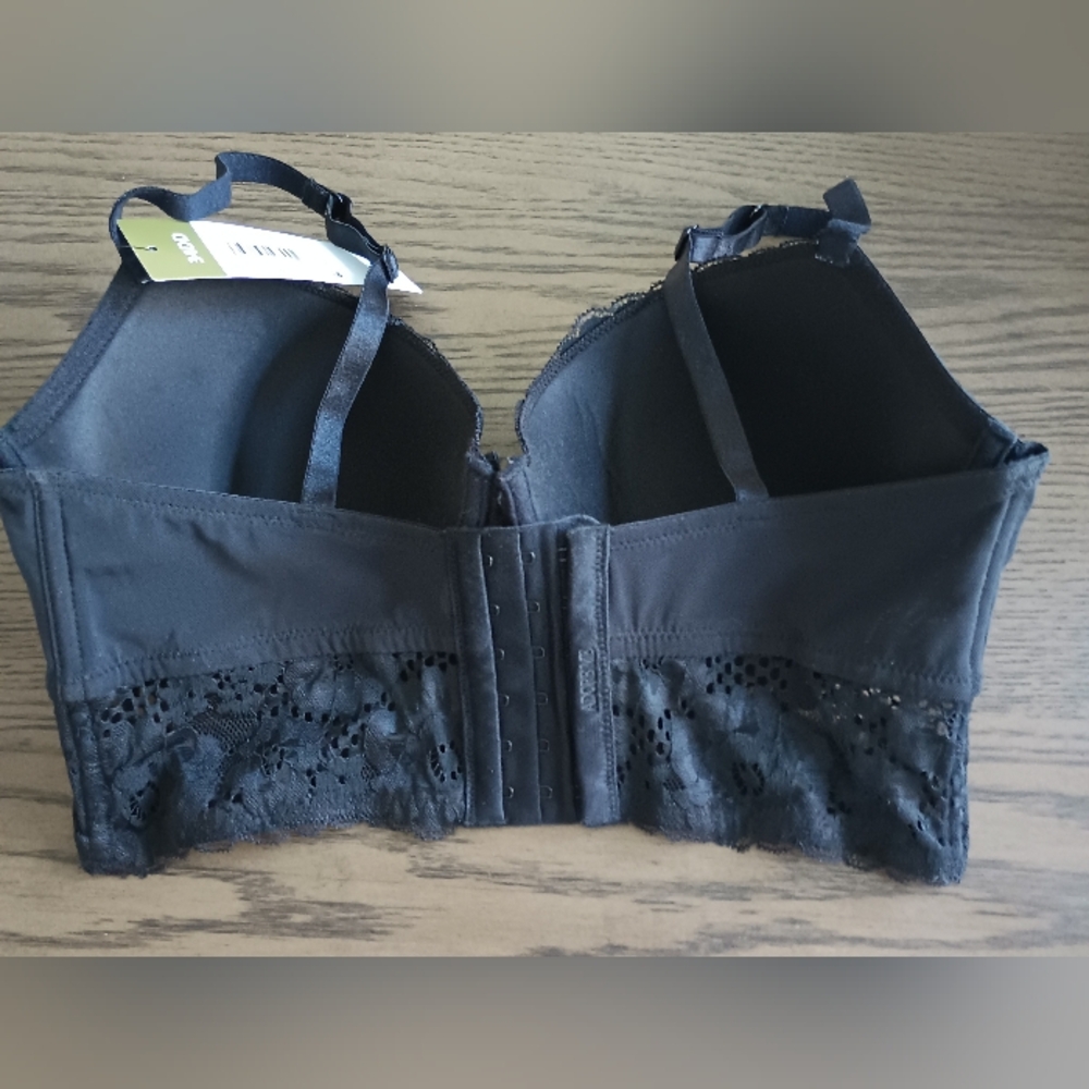 Adored by Adore Me Payal Longline Underwire Lace Demi Cup Bra Various Size - Picture 8 of 14